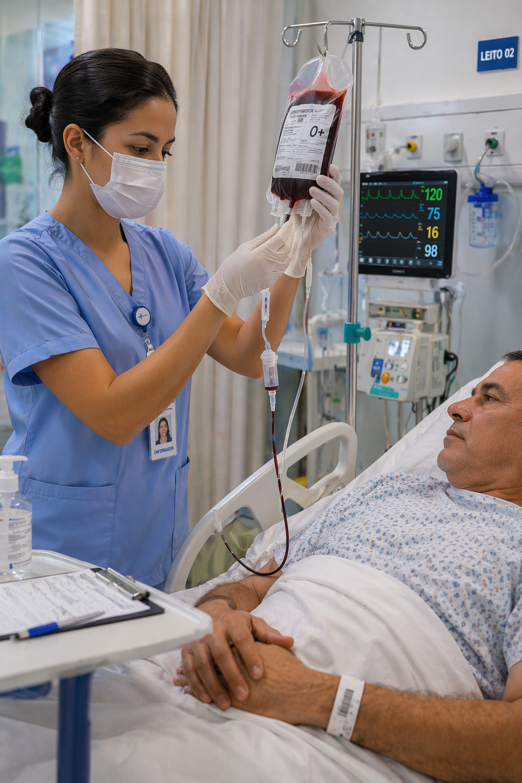 Treinamento - Procedimentos para realização de Hemotransfusão no HAP